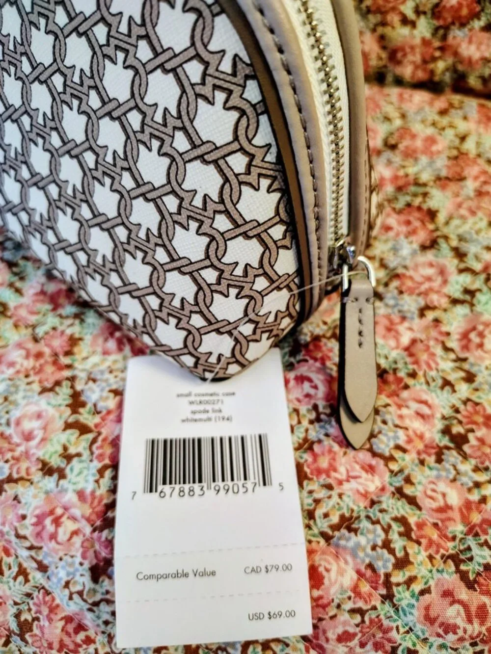 NWT kate spade makeup pouch bag MSRP $69